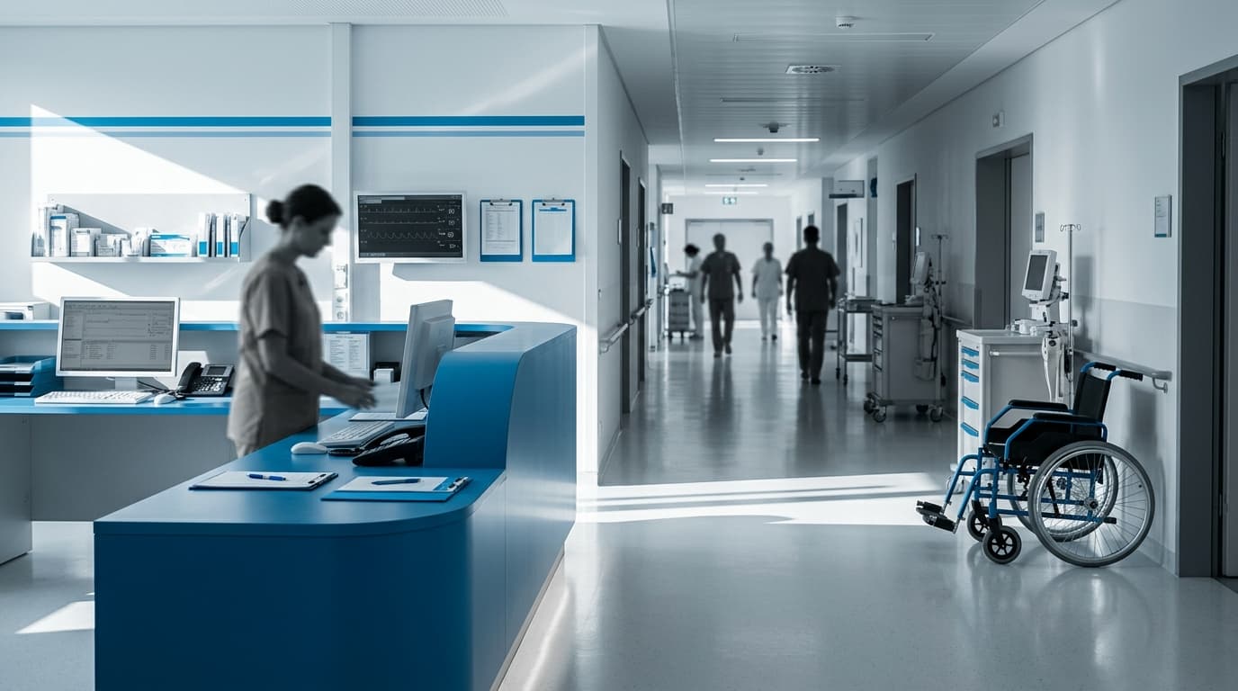 Moderne Klinik- und Praxisumgebung